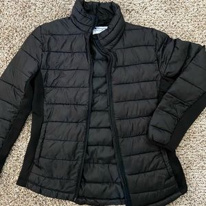 Black puffer jacket